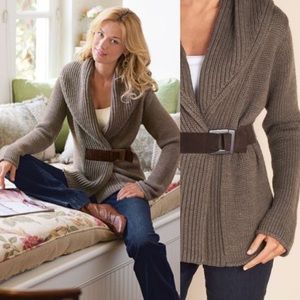 Soft Surroundings Country Weekend Sweater Jacket